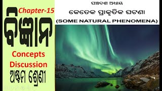 କିଛି ପ୍ରାକୃତିକ ଘଟଣା  Class8 science chapter15 odia medium  Some Natural Phenomena [upl. by Albertine]