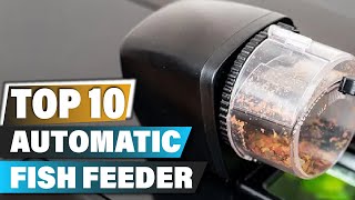 Best Automatic Fish Feeders In 2024  Top 10 Automatic Fish Feeder Review [upl. by Ydnarb]