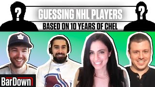 GUESSING NHL PLAYERS BASED ON THE PAST 10 YEARS OF CHEL RATINGS [upl. by Lienet]