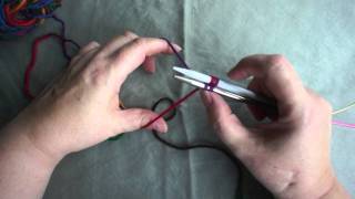 How to knit Judys magic caston  Stepbystep for beginners slowmotion [upl. by Nolan]