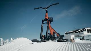 How The Best Ski Bike Works [upl. by Ehcor]