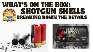 Understanding whats on the box SHOTGUN SHELLS 101 [upl. by Niwrek]