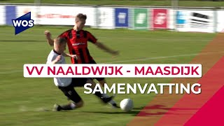 Kaartenregen In Streekderby  Samenvatting VV Naaldwijk  VV Maasdijk [upl. by Nileuqaj]