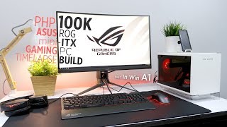 Php100k ASUS ROG miniITX Gaming PC Time Lapse Build ft In Win A1 [upl. by Enerual931]