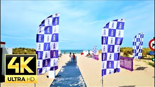 Nieuwpoort  Belgium 🇧🇪 beach Promenade walk  4K 60FPS [upl. by Ikin]