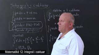 Matematikë 12  Integrali i caktuar [upl. by Llenahc]