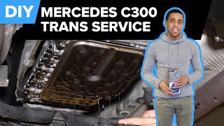 Mercedes Transmission Fluid Service wo Torque Converter ReinPentosin  Important Service 7229 [upl. by Iams]