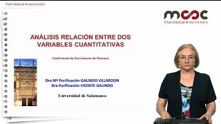 Análisis de relación entre dos variables cuantitativas Coeficiente de correlación de Pearson Módulo3 [upl. by Lirbij95]