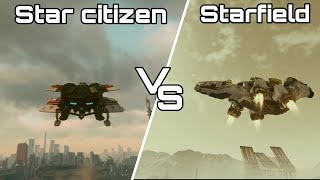 Exiting Atmosphere Starfield Vs Star Citizen [upl. by Clarey82]