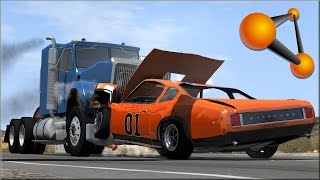 BeamNG Drive Trucks Vs Cars 6  Insanegaz [upl. by Nuzzi974]