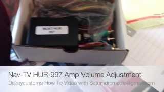 NavTV HUR997 Volume Adjustment and Steering wheel Control Programming How To Vlog [upl. by Raffaj48]