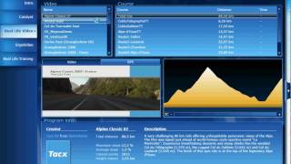 Tacx Trainer Software  importing Real Life Video from Fortius [upl. by Ellener]