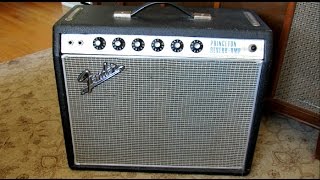 1968 Fender Princeton Reverb REPAIR amp DEMO [upl. by Stanwood]