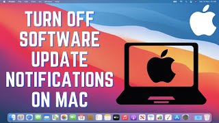 How to Turn Off Software Update Notifications on Mac  How to Stop macOS Update Notification [upl. by Aidam]