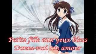 Art Sullivan  Petite fille aux yeux bleus paroles lyrics karaoke [upl. by Mairb637]