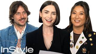 Emily in Paris Cast Answers Fan Mail  InStyle [upl. by Ettezyl638]