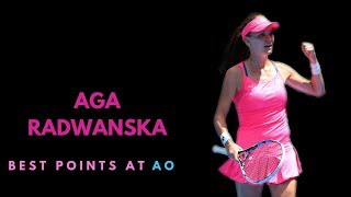 Aga Radwanska  Best Points at the Australian Open [upl. by Nevad]