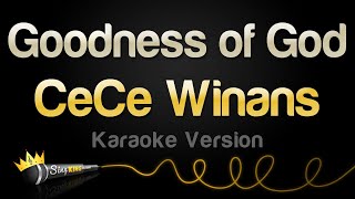 CeCe Winans  Goodness of God Karaoke Version [upl. by Anolla425]