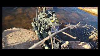 GI JOE 1 18 Transport Ship Disembarking a Humvee [upl. by Nylarahs]