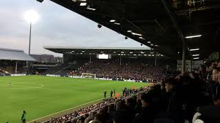 Oldham fans celebrating their Equaliser at Fulham FA CUP third round 6119 [upl. by Fonda]