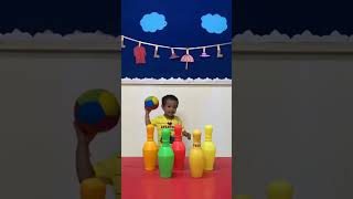 Throwball activity playschoolmotorskillsearlychildhoodeducationnurseryplayschoolkidsactivities [upl. by Beale966]