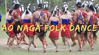 Ao Naga tribe folk Dance from Nagaland tribesofindia AoNaga Beautiful Tribal Dance of India [upl. by Kleinstein]