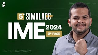 5º Simulado IME 2024 2ª Fase  3º dia [upl. by Eetsud]