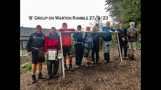 Sefton Road Ramblers B Group on Warton Ramble 27 9 23 [upl. by Fanchet]