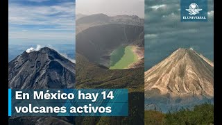 Estos son los volcanes activos en México además del Popocatépetl [upl. by Neurath]