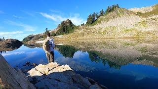 Finding a sterile lake Alpine Lake Fishing [upl. by Enuj705]