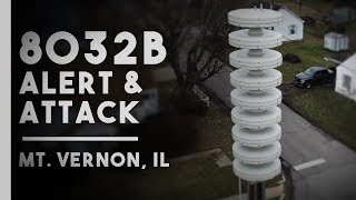 Federal Signal Modulator 8032B  Alert amp Attack  Mt Vernon IL Jefferson CoTornado Siren Test [upl. by Ettezyl]