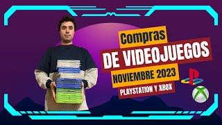 🎮 COMPRAS DE VIDEOJUEGOS 19  XBOX Y PLAYSTATION 2 A 1€  Noviembre 2023  2a Parte [upl. by Tevis]