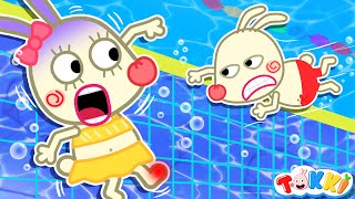 Pool Safety Tips And Other Fun Stories For Kids  Tokki Channel [upl. by Aleka]