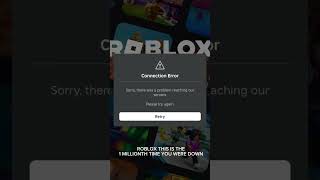 ROBLOX IS DOWN AGAIN [upl. by Ymmac]