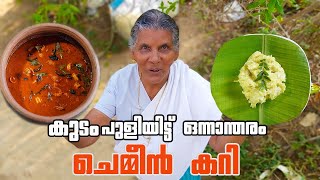 കുടം പുളിയിട്ടു വെച്ച നല്ല ചെമ്മീൻ കറിയുണ്ട്  Naadan chemmeen curry  Annamma chedathi special [upl. by Selin127]