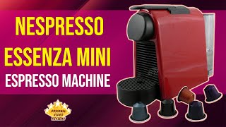 Nespresso Essenza Mini Espresso Machine Red Review [upl. by Atteiram]