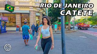 Walking in RIO DE JANEIRO STREETS Rua do Catete e Museu da República 🇧🇷 Brazil  2024 【 4K UHD 】 [upl. by Galvan]