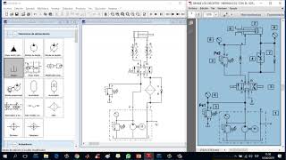 SIMULACIÓN DE CIRCUITOS HIDRÁULICOS [upl. by Liartnod]