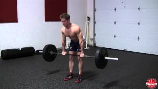 How To Barbell StiffLeg Deadlift [upl. by Ibrad]