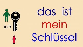 Deutsch lernen Grammatik 9 der  ein  kein  mein  dein [upl. by Yrtua]