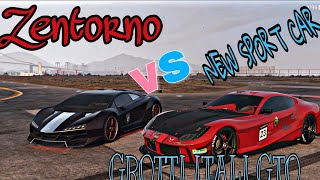 GTA 5 Online  New Vehicle ZENTORNO VS GROOTI ITALY GTO quot DRAG RACE quot [upl. by Bron]