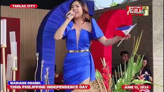 MARIANE OSABEL NAKIISA SA 126TH INDEPENDENCE DAY SA TARLAC CITY [upl. by Ahsoik833]