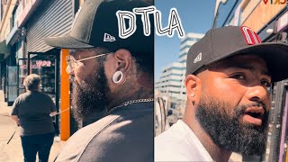 VISITING THE STREETS OF DOWNTOWN LOS ANGELES  INSIDE LOOK AT THE HUSTLES amp PLAYS [upl. by Ahsinna]