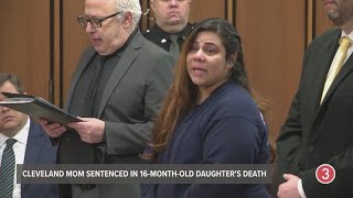 Kristel Candelario Cleveland mother guilty in death of daughter breaks down during sentencing [upl. by Huberman]