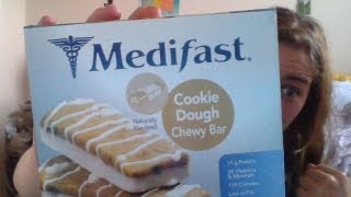 Medifast Cookie Dough Chewy Bar Review [upl. by Mei]