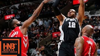 Houston Rockets vs San Antonio Spurs Full Game Highlights  April 1  201718 NBA Season [upl. by Eicak]