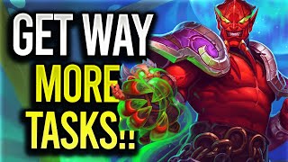 NEW INSANE FARM METHOD GET MORE MYSTERIOUS STRANGERS BY DOING THIS TRICK  Hearthstone Mercenaries [upl. by Shaff]