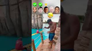 Crazy Water Challenge  Ronaldo 🥽🥶 shorts football maguire ronaldo casemiro haaland neymar [upl. by Sokem]