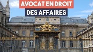 Avocats  la spécialité droit des affaires [upl. by Follmer]