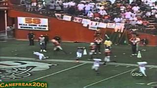 2002 Miami Hurricanes vs Virginia Tech Highlights [upl. by Yeldar]